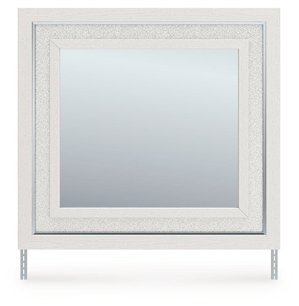 Furniture City Biloxi - Ashley Furniture - Zuraleus Bedroom - Bedroom Mirror / White - PCB3381-36