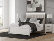 Furniture City Biloxi - Ashley Furniture - Zuraleus Bedroom - Queen Upholstered Panel Bed / White - PCB3381B2