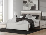 Furniture City Biloxi - Ashley Furniture - Zuraleus Bedroom - King Upholstered Panel Bed / White - PCB3381B10