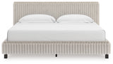 Furniture City Biloxi - Ashley Furniture - Zuraleus Bedroom - King Upholstered Bed / White - PCB3381B13