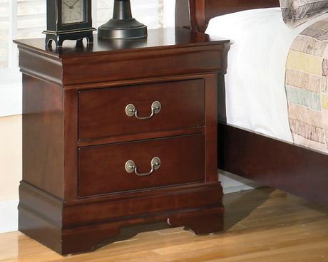 Furniture City Biloxi - Ashley Furniture - Alisdair Bedroom - King Sleigh Bed / Reddish Brown - B376B8