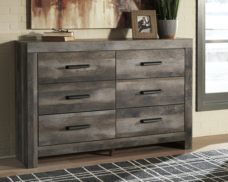 Furniture City Biloxi - Ashley Furniture - Wynnlow Bedroom - Queen Upholstered Poster Bed / Gray - B440B7