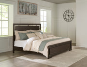 Furniture City Biloxi - Ashley Furniture - Covetown Bedroom - California King Panel Bed / Dark Brown - B441B9