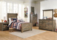 Furniture City Biloxi - Ashley Furniture - Trinell Bedroom - Twin Bookcase Bed / Brown - B446B21