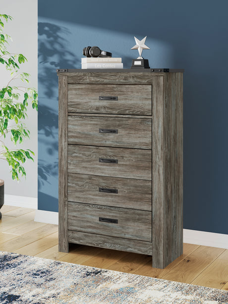 Furniture City Biloxi - Ashley Furniture - Frandern Bedroom - Queen Panel Bed / Black/Gray - B4480B21