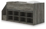Frandern Twin Loft Bed with Drawer Storage