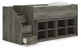 Frandern Twin Loft Bed with Drawer Storage