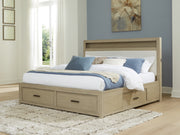 Furniture City Biloxi - Ashley Furniture - Calmoro Bedroom - Queen Bookcase Bed / Gray - B602B4