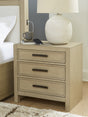 Furniture City Biloxi - Ashley Furniture - Calmoro Bedroom - Three Drawer Night Stand - B602-93