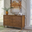 Furniture City Biloxi - Ashley Furniture - Lyncott Bedroom - Five Drawer Chest / Brown - B615-46