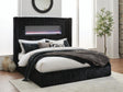Furniture City Biloxi - Ashley Furniture - Tayleena Bedroom - King Upholstered Bed with Fireplace and Wireless Audio - PCB620B2