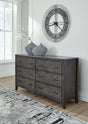 Furniture City Biloxi - Ashley Furniture - Montillan Bedroom - King Panel Bed / Grayish Brown - B651B4