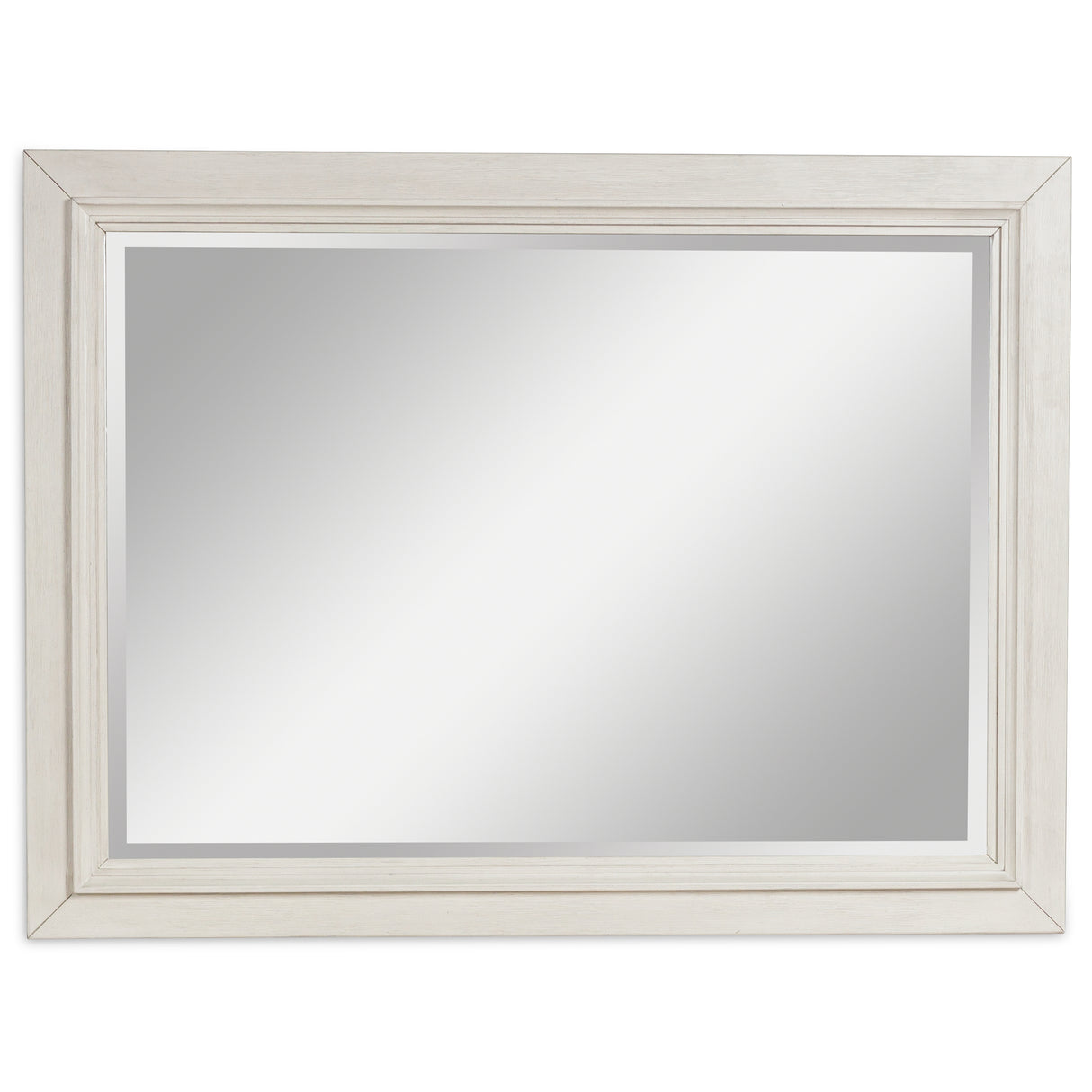 Furniture City Biloxi - Ashley Furniture - Shaybrock Bedroom - Bedroom Mirror / Antique White/Brown - B683-36