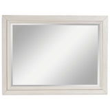 Furniture City Biloxi - Ashley Furniture - Shaybrock Bedroom - Bedroom Mirror / Antique White/Brown - B683-36