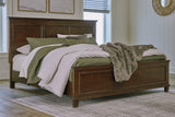Furniture City Biloxi - Ashley Furniture - Danabrin Bedroom - California King Panel Bed / Brown - B685B5