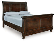 Furniture City Biloxi - Ashley Furniture - Porter Bedroom - Queen Sleigh Bed / Rustic Brown - B697B48
