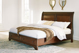 Furniture City Biloxi - Ashley Furniture - Trellington Bedroom - Queen Sleigh Storage Bed / Brown - B716B1