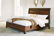Furniture City Biloxi - Ashley Furniture - Trellington Bedroom - Queen Sleigh Storage Bed / Brown - B716B1