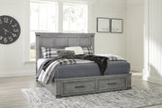 Furniture City Biloxi - Ashley Furniture - Russelyn Bedroom - King Storage Bed / Gray - B772B8