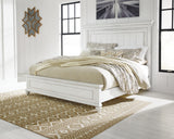 Furniture City Biloxi - Ashley Furniture - Kanwyn Bedroom - Queen Panel Bed / Whitewash - B777B2