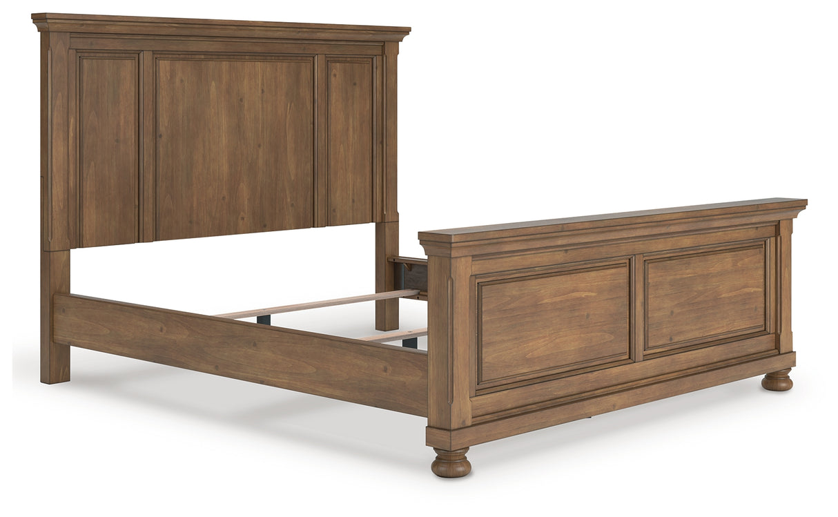 Furniture City Biloxi - Ashley Furniture - Feddinger Bedroom - California King Panel Bed / Medium Brown - PCB779B7