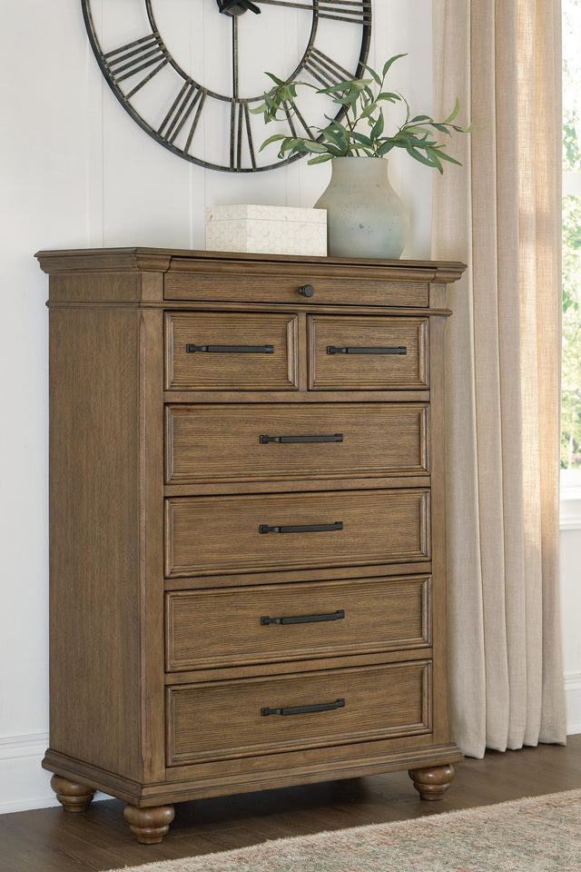 Furniture City Biloxi - Ashley Furniture - Karallin Bedroom - Seven Drawer Chest - PCB782-46
