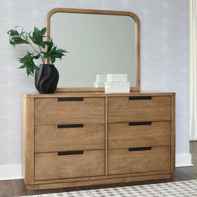 Furniture City Biloxi - Ashley Furniture - Pamaria Bedroom - Dresser and Mirror - PCB802B1