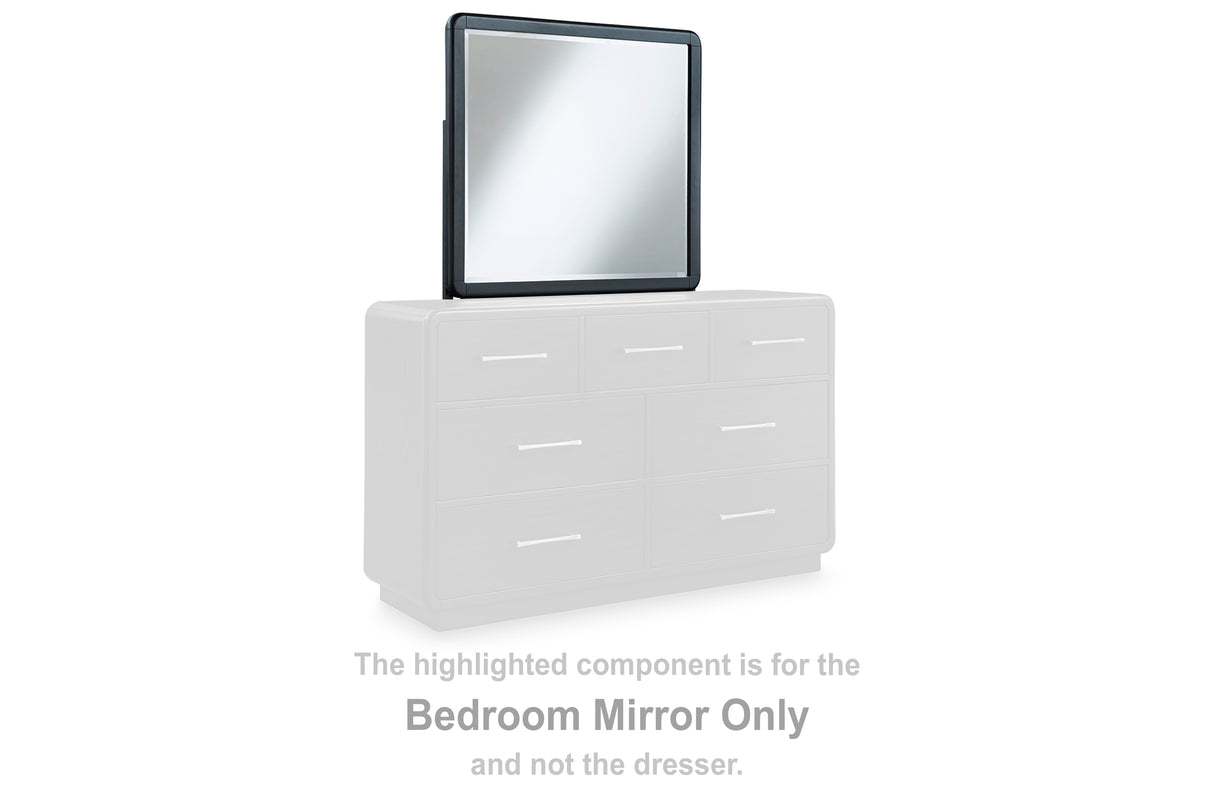 Furniture City Biloxi - Ashley Furniture - Rowanbeck Bedroom - Bedroom Mirror / Black - B821-36