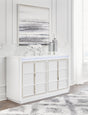 Furniture City Biloxi - Ashley Furniture - Chalanna Bedroom - Five Drawer Chest / White - B822-46