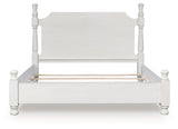 Furniture City Biloxi - Ashley Furniture - Rowlenstown Bedroom - King Poster Bed / Antique White - PCB823B4