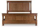 Furniture City Biloxi - Ashley Furniture - Rowlenstown Bedroom - California King Poster Bed / Brown - PCB824B5