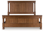 Furniture City Biloxi - Ashley Furniture - Rowlenstown Bedroom - California King Poster Bed / Brown - PCB824B5