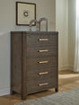Furniture City Biloxi - Ashley Furniture - Radkin Bedroom - Five Drawer Chest - PCB843-46