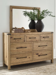 Furniture City Biloxi - Ashley Furniture - Ridgester Bedroom - Dresser and Mirror - B858B1