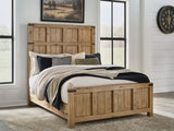 Furniture City Biloxi - Ashley Furniture - Ridgester Bedroom - Queen Panel Bed / Light Brown - B858B2