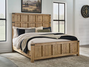 Furniture City Biloxi - Ashley Furniture - Ridgester Bedroom - California King Panel Bed / Light Brown - B858B7