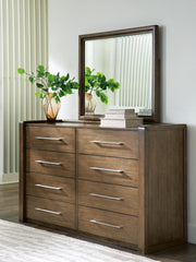 Furniture City Biloxi - Ashley Furniture - Marxmore Bedroom - Dresser and Mirror / Brown - B863B1
