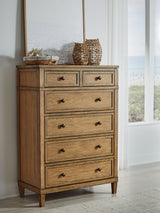 Furniture City Biloxi - Ashley Furniture - Sharlance Bedroom - Six Drawer Chest / Brown - B895-46
