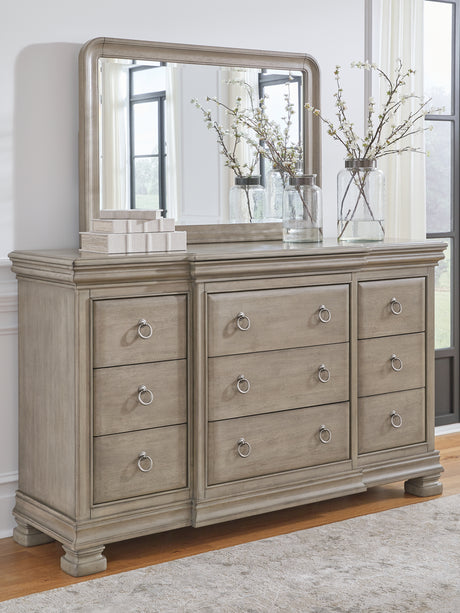 Furniture City Biloxi - Ashley Furniture - Lexorne Bedroom - Queen Sleigh Bed / Gray - B924B2
