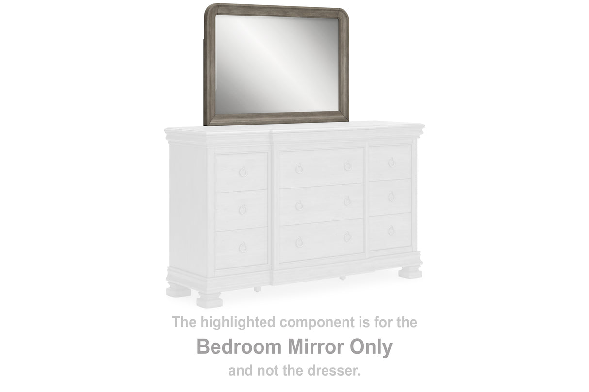 Furniture City Biloxi - Ashley Furniture - Lexorne Bedroom - Bedroom Mirror / Gray - B924-36