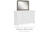 Furniture City Biloxi - Ashley Furniture - Lexorne Bedroom - Bedroom Mirror / Gray - B924-36