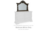 Furniture City Biloxi - Ashley Furniture - Maylee Bedroom - Bedroom Mirror / Dark Brown - B947-36