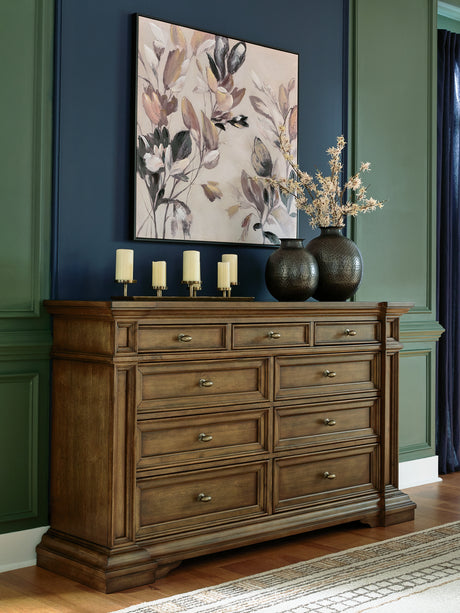 Furniture City Biloxi - Ashley Furniture - Frantanna Bedroom - Dresser / Brown - PCB949-31