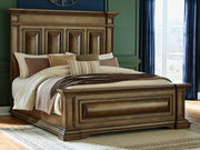 Furniture City Biloxi - Ashley Furniture - Frantanna Bedroom - California King Panel Bed / Brown - PCB949B7