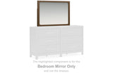 Furniture City Biloxi - Ashley Furniture - Cabalynn Bedroom - Bedroom Mirror / Light Brown - B974-36