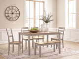 Furniture City Biloxi - Ashley Furniture - Harperfeld Dining Room - Dining Room Table Set (6/CN) - PCD403-325