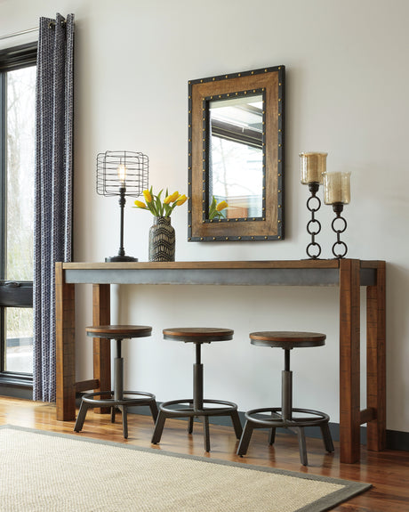 Furniture City Biloxi - Ashley Furniture - Torjin Dining Room - Counter Height Stool (Set of 2) / Brown/Gray - D440-024X2
