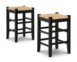 Furniture City Biloxi - Ashley Furniture - Mirimyn Dining Room - Bar Height Bar Stool (Set of 2) / White - D508-230X2