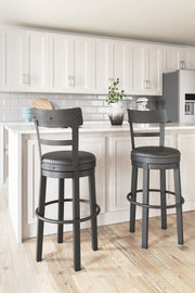 Furniture City Biloxi - Ashley Furniture - Valebeck Dining Room - Bar Height Bar Stool (Set of 2) / Multi - D546-630X2