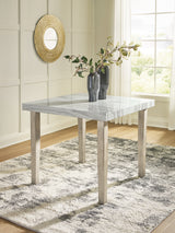 Furniture City Biloxi - Ashley Furniture - Larawyn Dining Room - Square DRM Counter Table / Bisque - PCD575-13